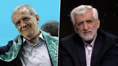 Iran Presidential Election 2024: Country's Next President To Be Elected in Runoff Between Masoud Pezeshkian and Saeed Jalili