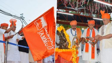 Amarnath Yatra 2024 Begins, First Batch of Pilgrims Leaves Jammu Amid Tight Security (See Pics and Video)