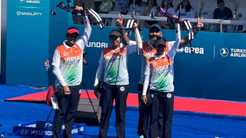 Indian Women's Compound Archery Wins Hattrick of Gold Medals at Archery World Cup