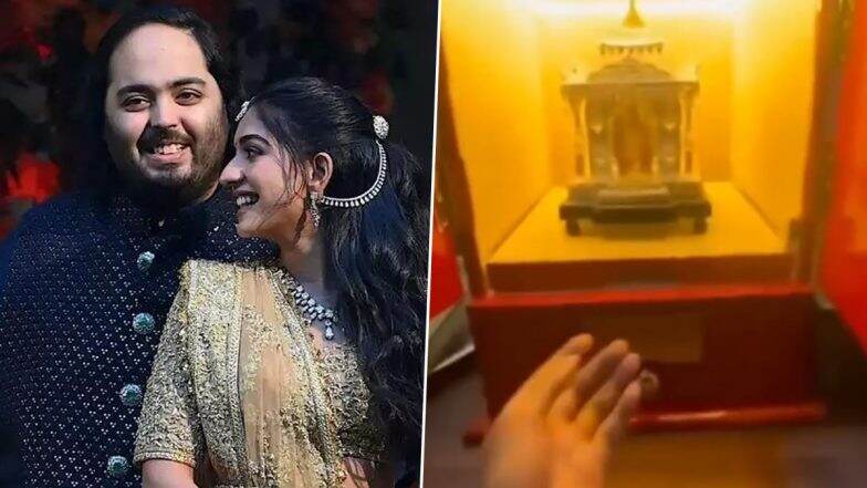 Anant Ambani-Radhika Merchant’s Exquisite Silver-Themed Wedding Invitation Goes Viral! (Watch Video)
