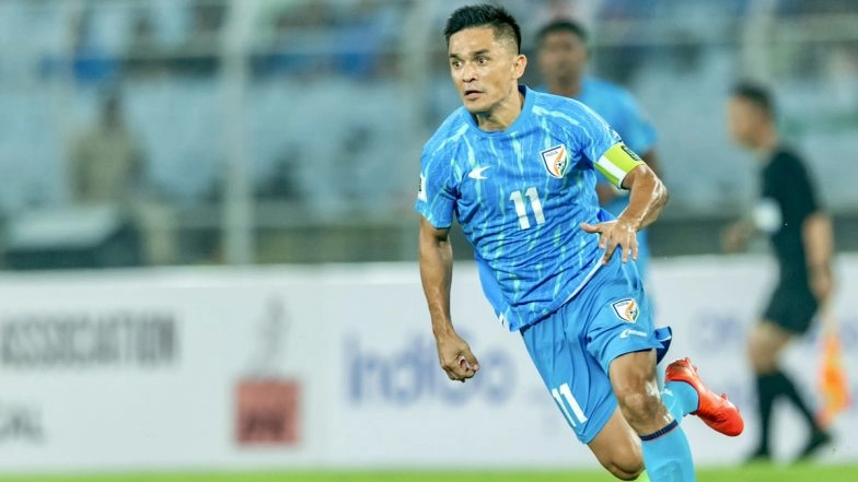 Rishabh Pant, Sachin Tendulkar and Other Members of Sports Fraternity Extend Farewell Wishes to Sunil Chhetri After His Final Match for Indian Football Team