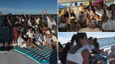 Priyanka Chopra Takes Daughter Malti Marie to a Fun Yacht Ride With The Bluff Crew Ahead of Filming in Australia (Watch Video)