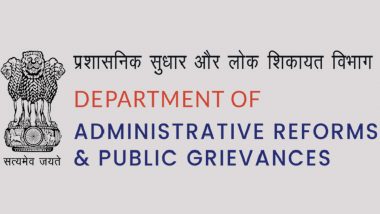 Indian Government Approves Rs 128 Crore for CPGRAMS Version 8.0 With Upgraded Technology Platform, To Be Implemented in Next Two Years: DARPG