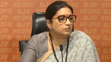 Lok Sabha Election 2024: Smriti Irani Suffers Crushing Defeat in Amethi, Loses to Kishori Lal Sharma (Watch Video)