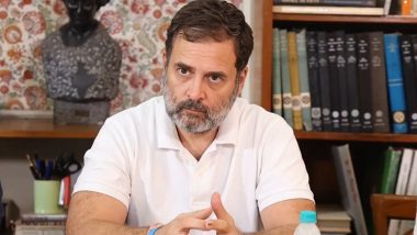 Rahul Gandhi Accuses Rajnath Singh of Lying on Compensation to Martyred Agniveer Families (Watch Video)