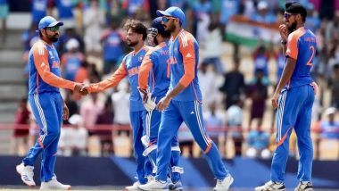 ICC T20 World Cup 2024: India Avoid Travis Head’s Headache To Punch Their Ticket in Final Four With 24-Run Win Over Australia