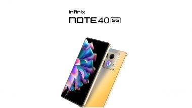 Infinix Note 40 5G India Launch Date Confirmed for June 21; Check Expected Price, Specifications & Other Details