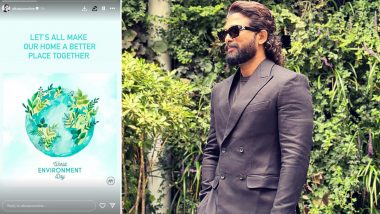 Allu Arjun Celebrates World Environment Day 2024; Pushpa Star Urges All to Make Planet a 'Better Place Together' (See Post)