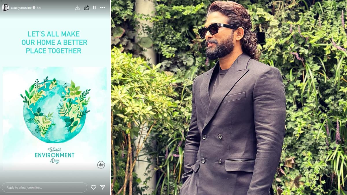 South News | Allu Arjun Celebrates World Environment Day With An ...