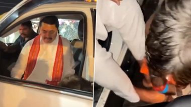 Nana Patole Viral Video: BJP Says 'Nawabi Feudal Shehzada' Mindset After Clip Shows Party Worker Washing Feet of Maharashtra Congress Chief