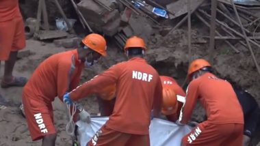 Delhi Wall Collapse: Bodies of All Three Labourers Pulled From Rubble of Wall That Collapsed in Vasant Vihar, Toll in Rain-Related Incidents Rises to Eight