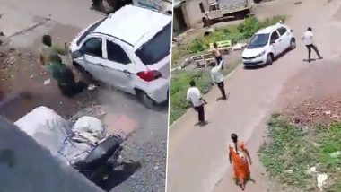 Pune Hit and Run Video: 17-Year-Old Boy Drives Recklessly, Knocks Down Woman With Car After Dispute in Alandi; Detained