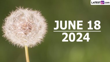 June 18, 2024 Special Days: Which Day Is Today? Know Holidays, Festivals, Events, Birthdays, Birth and Death Anniversaries Falling on Today's Calendar Date