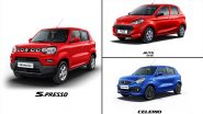 Maruti Suzuki Dream Series Limited Editions Including Alto K10, S Presso and Celerio Launched in India; Check Key Specifications and Details