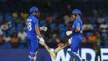 ICC T20 World Cup 2024: Afghanistan Qualify for Semifinals After Beating Bangladesh by Eight Runs in Rain-Hit Super 8 Game