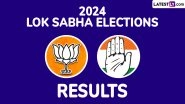 India General Elections 2024 Results: BJP Leading On 42 Lok Sabha Seats, Congress on 17 As per Initial Trends by Election Commission
