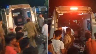 Uttar Pradesh Road Accident: Eight Members of Family Dead, One Injured After Truck Carrying Sand Overturns and Falls on Them in Hardoi (Watch Video)