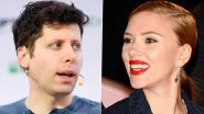 OpenAI CEO Sam Altman Responds to Controversy About ChatGPT&rsquo;s Scarlett Johansson-Like Voice, Says &rsquo;It&rsquo;s Not Her Voice, It&rsquo;s Not Supposed To Be' (Watch Videos)