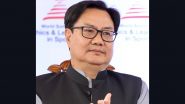 Arvind Kejriwal’s Resignation: Union Minister Kiren Rijiju Says ‘Feel Sorry for Anna Hazare’ After Social Activist’s ‘Had Advised AAP Chief Not To Enter Politics’ Remark