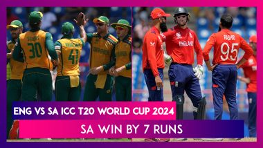 ENG vs SA Stat Highlights ICC T20 World Cup 2024 Super 8 Stat Highlights: Quinton de Kock, David Miller Power South Africa to Second Consecutive Victory