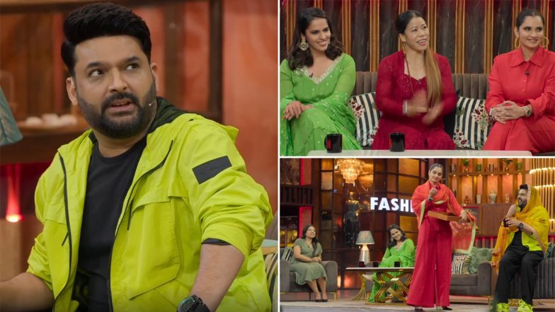 The Great Indian Kapil Show: Sania Mirza, Mary Kom and Saina Nehwal Set To Spread Their Sporting Magic On Kapil Sharma's Netflix Show (Watch Promo Video)