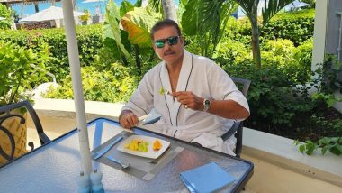 Ravi Shastri's 'Luggage Still on Another Island', Shares Pic in Bathrobe as He Waits for It to Arrive in Antigua Ahead of IND vs BAN T20 World Cup 2024 Super 8 Match (See Post)