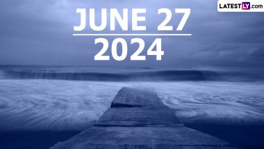 June 27, 2024 Special Days: Which Day Is Today? Know Holidays, Festivals, Events, Birthdays, Birth and Death Anniversaries Falling on Today's Calendar Date