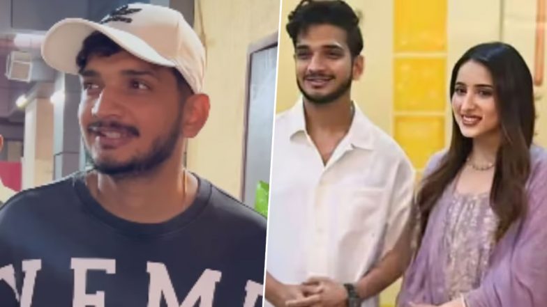 Viral Video Shows Munawar Faruqui Blushing As Paps Congratulate Him on Secret Wedding With Mehzabeen Coatwala – WATCH