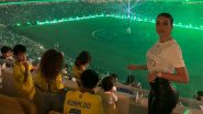 Cristiano Ronaldo’s Girlfriend Georgina Rodríguez and Kids Spotted in Stands During Al-Hilal vs Al-Nassr King Cup of Champions 2024 Final (See Pics)