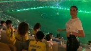 Cristiano Ronaldo&rsquo;s Girlfriend Georgina Rodr&iacute;guez and Kids Spotted in Stands During Al-Hilal vs Al-Nassr King Cup of Champions 2024 Final (See Pics)