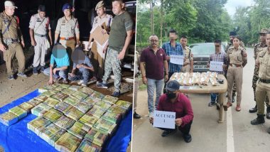 Assam Drug Bust: Police Seize Drugs Worth Rs 48 Crore in Sivasagar and Karbi Anglong Districts During Search Operations, Three Held (See Pics)