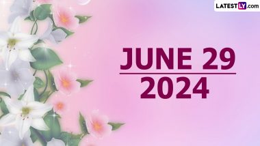 June 29, 2024 Special Days: Which Day Is Today? Know Holidays, Festivals, Events, Birthdays, Birth and Death Anniversaries Falling on Today's Calendar Date