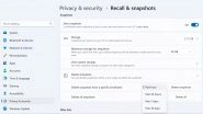Microsoft Recall Feature Delayed Amid Criticism Over Privacy and Security: Reports