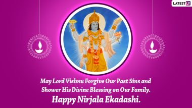 Nirjala Ekadashi 2024 Wishes and HD Images: WhatsApp Messages, Bhimseni Ekadashi Wallpapers, Photos and Greetings To Mark the Auspicious Day