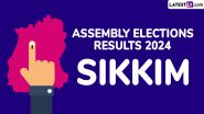 Sikkim Assembly Election Results 2024: SKM Crosses Halfway Mark, Leads on 24 Seats as Counting Underway