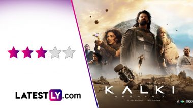 ‘Kalki 2898 AD’ Movie Review: Prabhas, Deepika Padukone and Amitabh Bachchan’s Sci-Fi Film Is Far From Perfect but Impresses With Nag Ashwin’s World-Building (LatestLY Exclusive)