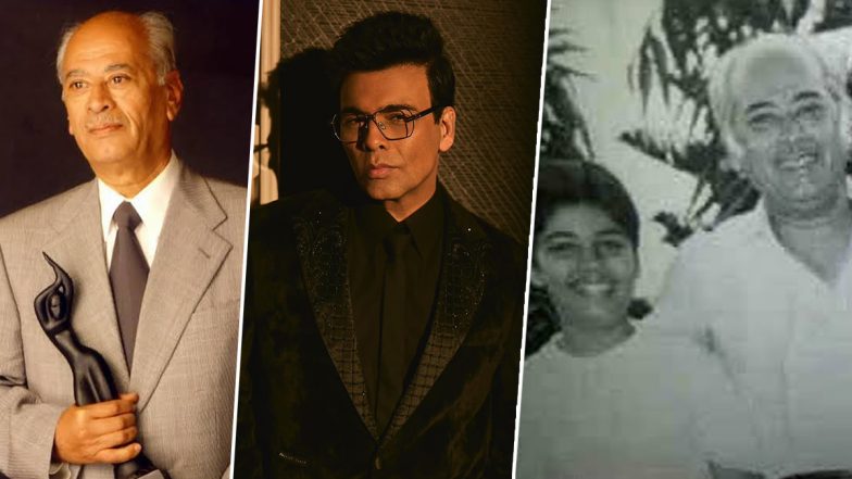 ‘Love You Papa’ Karan Johar Pays Heartfelt Tribute to Father Yash Johar on 20th Death Anniversary (See Pics)