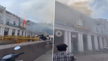 Delhi Game Zone Fire: Blaze Erupts in Game Arcade Mystry Rooms in Connaught Place (Watch Video)