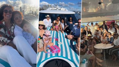 The Bluff: Priyanka Chopra and Malti Marie Enjoy Yacht Adventure As They Chill by the Sea Ahead of Film’s Australian Schedule (Watch Video)