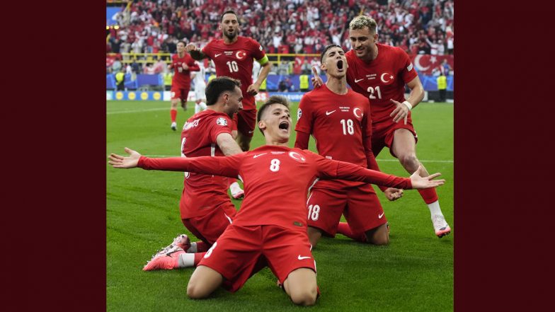 Austria vs Turkey, UEFA Euro 2024 Round of 16 Live Streaming and Match Time in IST: How to Watch Free Live Telecast of AUT vs TUR on TV and Online Stream Details of Football Match in India?