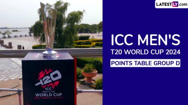T20 World Cup 2024 Points Table Updated With NRR: Check Latest Team Standings of Group D