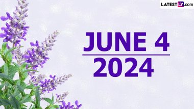 June 4, 2024 Special Days: Which Day Is Today? Know Holidays, Festivals, Events, Birthdays, Birth and Death Anniversaries Falling on Today's Calendar Date