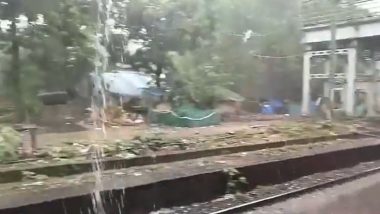 Mumbai Rains Today: Several Parts of City Receive Season’s First Pre-Monsoon Showers; Respite to Residents From Scorching Heat and Humidity (Watch Videos)