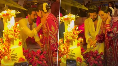 Sonakshi Sinha and Zaheer Iqbal Set Dance Floor on Fire With ‘Tere Mast Mast Do Nain’ (Watch Video)