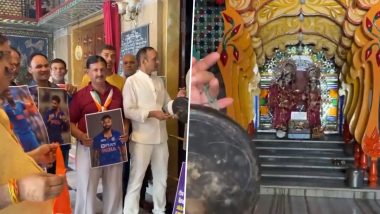 Cricket Fans in Kanpur Offer Prayers for Team India’s Win Over South Africa in ICC T20 World Cup 2024 Final (Watch Video)