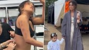 Priyanka Chopra&rsquo;s 'Working Saturday' From The Bluff Sets Is All About Stunts, Injuries and Cute Moments With Malti Marie (Watch Video)