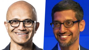 India Win T20 World Cup 2024: Satya Nadella, Sundar Pichai Hail Indian Cricket Team's Historic Win Against South Africa in T20 WC Final