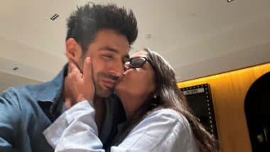 ‘Meri Eidi Mil Gayi’ Kartik Aaryan Receives a Kiss From Shabana Azmi, Reshares Heartfelt Review of ‘Chandu Champion’ From Veteran Actress (See Pic)