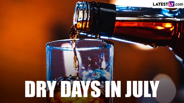 Dry Days in July 2024 in India: From Muharram to Guru Purnima, List of Dates When Alcohol Will Be Not Available for Sale in Liquor Shops, Restaurants and Bars