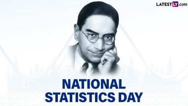 National Statistics Day 2024 Date and Theme: Know Significance of the Day To Celebrate the Birth Anniversary of Prasanta Chandra Mahalanobis, the Father of Indian Statistics